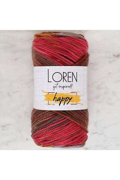 SAVA HOME COLLECTİON Loren Happy Ebruli Πλεκτό Κλωστή - RH012 - 34297