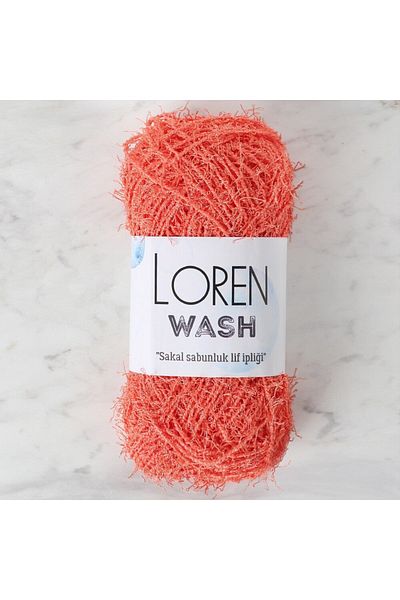 SAVA HOME COLLECTİON Прежда за ръчно плетене Loren Wash Orange - R097 - 34025