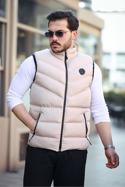 S&M CLOTHİNG New Season Arm Detail Water & Wind Proof Inflatable Vest