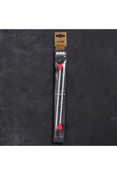 SAVA HOME COLLECTİON Κλασικό καρφίτσα πλεξίματος αλουμινίου Addi Hearted 5,5mm 20cm