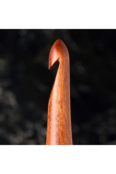 modamtn Rosewood 9 mm 15.5 cm Wooden Wool Crochet Hook