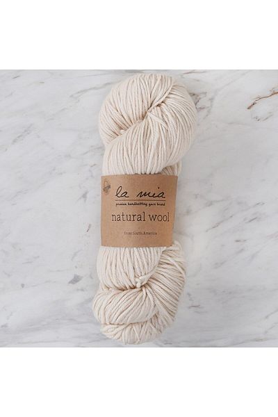 SAVA HOME COLLECTİON La Mia Natural Wool Cream Πλεκτό Σχοινί - H1 - 33607