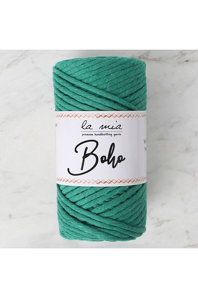 SAVA HOME COLLECTİON Прежда La Mia Boho в тревисто зелено макраме - L024 - 33987