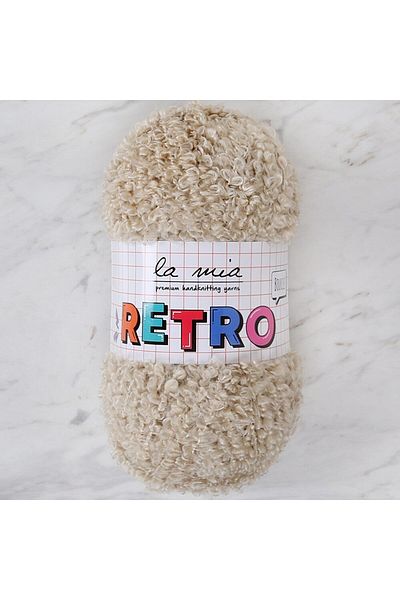 SAVA HOME COLLECTİON La Mia RETRO Μπεζ πλεκτό νήμα - LM1013