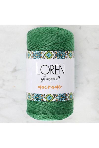 SAVA HOME COLLECTİON Прежда за плетене Loren Macrame Green - RM 0172 - 34348