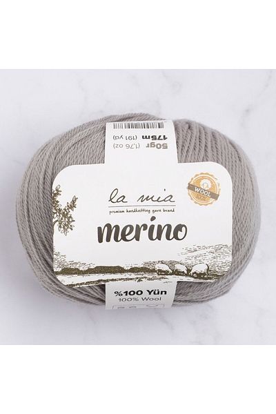 SAVA HOME COLLECTİON Πλεκτό νήμα La Mia Merino Grey - L031 - 33781
