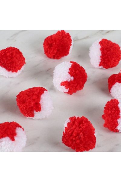 SAVA HOME COLLECTİON Snowball Twin Pompon - DU0001
