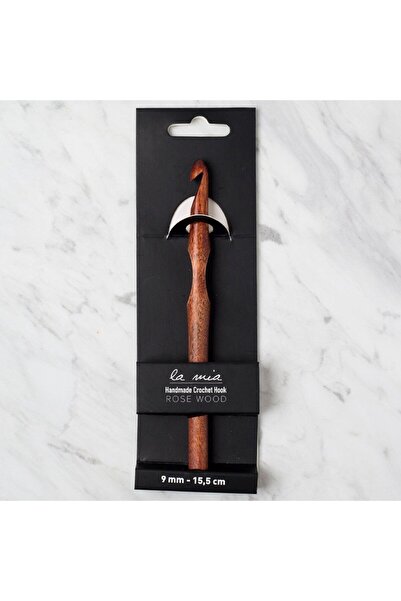 modamtn Rosewood 9 mm 15.5 cm Wooden Wool Crochet Hook
