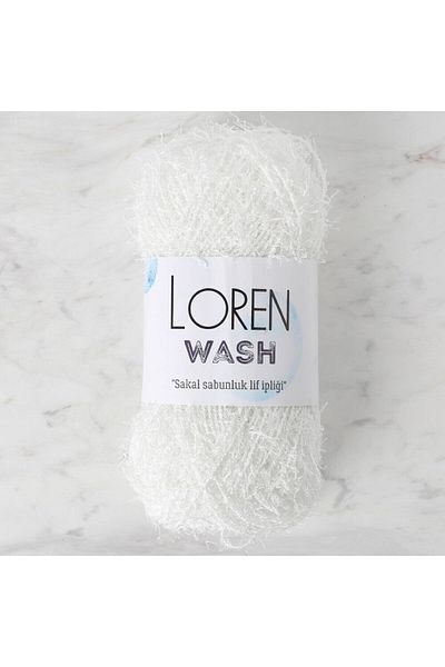 SAVA HOME COLLECTİON Прежда за ръчно плетене Loren Wash White - R150 - 34040