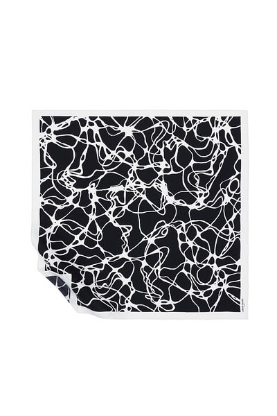 Pierre Cardin White Silk Scarf 50309586 -Vr013