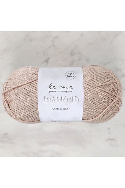 SAVA HOME COLLECTİON La Mia Diamond Beige Πλεκτό Κλωστή - L050 - 34258