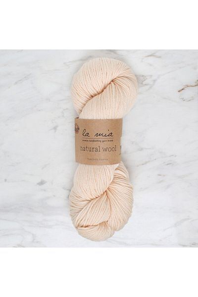 SAVA HOME COLLECTİON La Mia Natural Wool Cream Πλεκτό Σχοινί - L289 - 34394