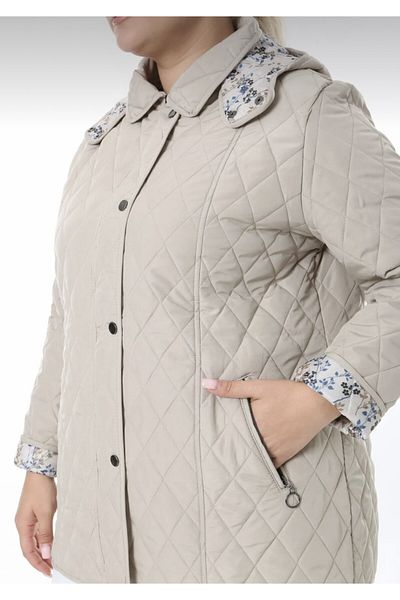 GLR&GYM To My Women's Plus Size Seasonal Cotton Lined Quilted Coat
