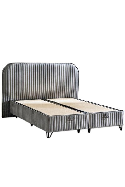 Niron Yatak Line Visco Lüks Baza ve Başlık Seti Çift Kişilik Baza ve Başlık T...