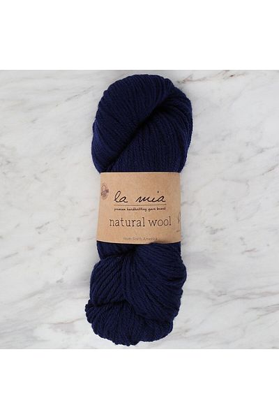 SAVA HOME COLLECTİON La Mia Natural Wool Navy Blue Πλεκτό Σχοινί - L630