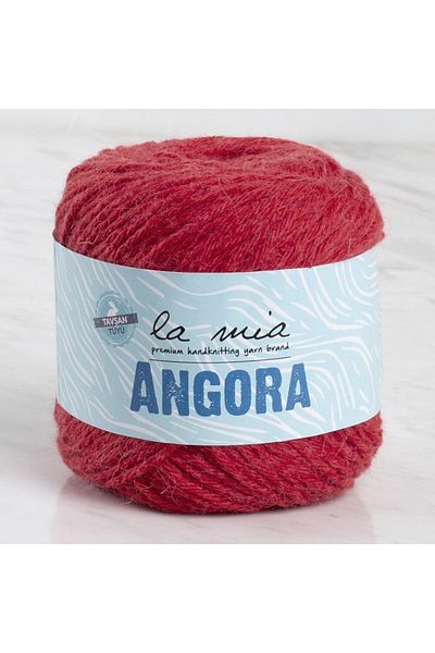 SAVA HOME COLLECTİON La Mia Angora 50gr Κόκκινο Πλεκτό Σχοινί - L004 - 33799
