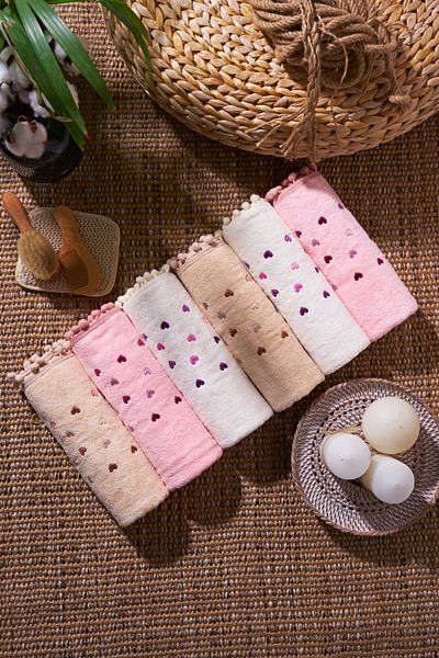 Comfort Home Premium Towel Set with Pompom - Soft, Quality |   30X50 |   Kitchen and Hand Towel