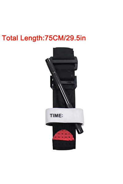 Choice1 عاصبة طوارئ تكتيكية بطول 75 سم، قضيب من الألومنيوم، يمكن تشغيله بيد و...