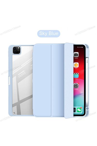 Choice حافظة iPad Air 4 Air 5 باللون الأزرق السماوي لجهاز iPad Pro 11 12.9 2022 2021 2020 Tabet Cover لجهاز iPad Pro 11 Air