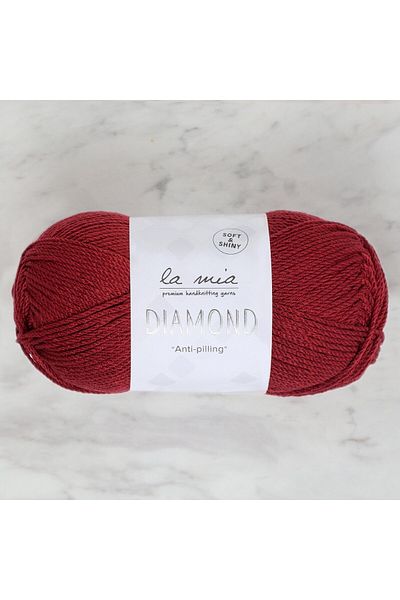 SAVA HOME COLLECTİON La Mia Diamond Bordo El Örgü İpi - L065 - 33726