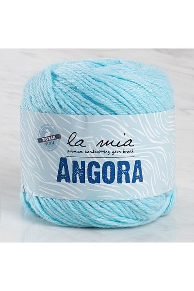 SAVA HOME COLLECTİON La Mia Angora 50gr Ață pentru tricotat manual albastru - L071 - 33802