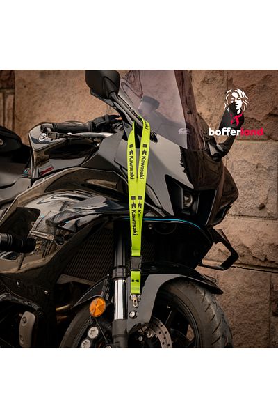 bofferland Motorcycle Automobile Cloth Hooked Phone Holder and Neck Strap