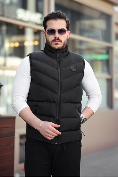 S&M CLOTHİNG НОВ СЕЗОНЕН ВОДО- И ВЕТРОУСТОЙЧИВ ПУХЕН ЖИЛЕТ С ДЕТАЙЛИ ЗА ВРЪЗКА