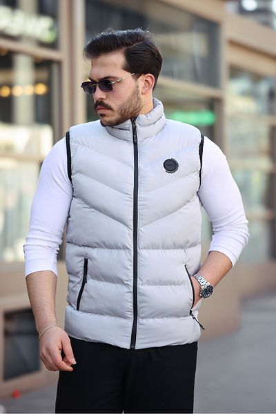 S&M CLOTHİNG New Season Arm Detail Water & Wind Proof Inflatable Vest