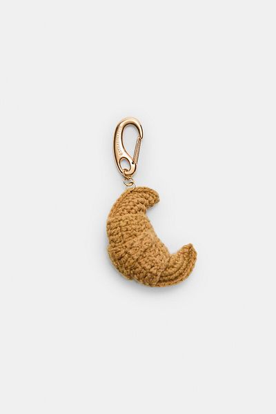 Stradivarius Croissant charm key ring