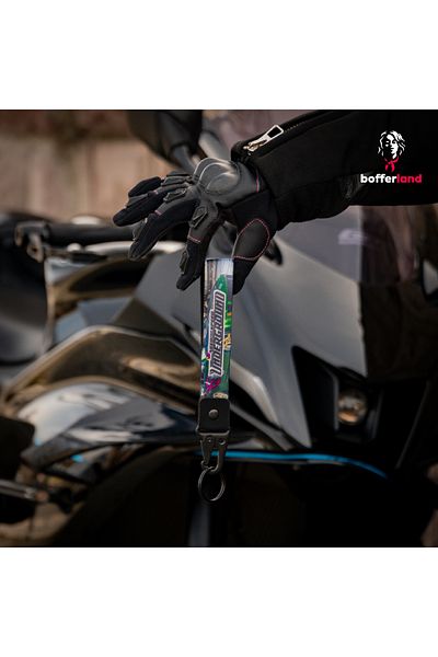 bofferland Ride Tag Motorcycle Automobile Fabric Hook Keychain 51