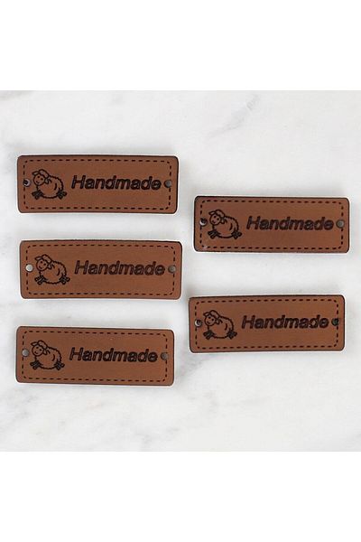 SAVA HOME COLLECTİON Handmade Leather Crest - 5 Pieces (1554)