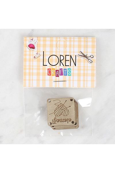SAVA HOME COLLECTİON Loren Crafts Δερμάτινο Καρφίτσα 5 Τεμάχια - 1569