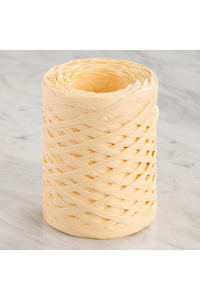 SAVA HOME COLLECTİON Loren Natural Raffia - 90 gr Κίτρινο Χάρτινο Σχοινί