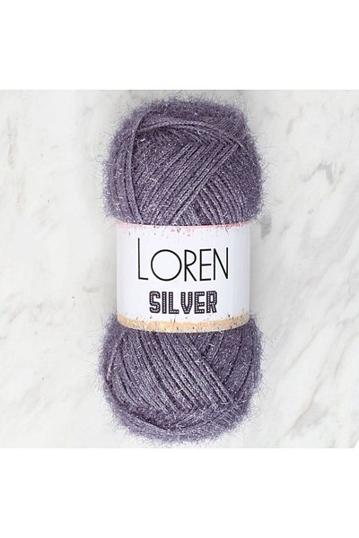 SAVA HOME COLLECTİON Loren Silver Anthracite Πλεκτό Κλωστή - RS0036 - 34098