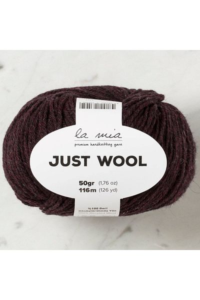SAVA HOME COLLECTİON La Mia Just Wool Plum Πλεκτό Σπάτσο - Lt009 - 33835