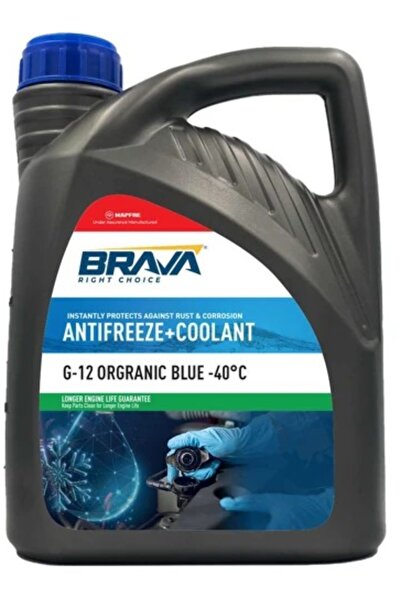 Brava ORGANİK 3 LT G-12 ANTİFRİZ MAVİ -40°C