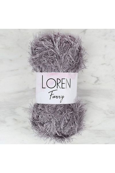 SAVA HOME COLLECTİON Loren Furry Σκούρο Γκρι Πλεκτό Σχοινί - RF036 - 34056