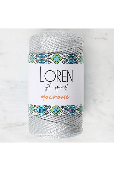 SAVA HOME COLLECTİON Loren Macrame Grey Πλεκτό Σχοινί - RM 060 - 34331