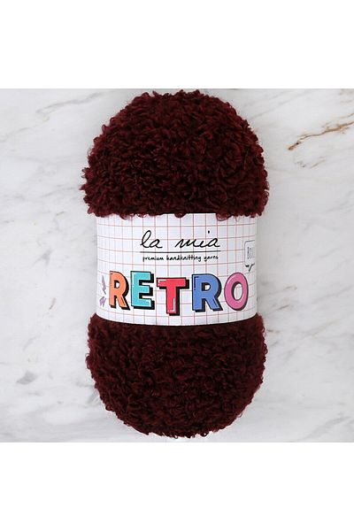 SAVA HOME COLLECTİON La Mia Retro Σκούρο Καφέ Πλεκτό Χειροποίητο Σχοινί - Lm3201