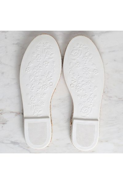 SAVA HOME COLLECTİON Loren Narrow Straw Espadrille - 36 Numa Παπούτσια Σόλα