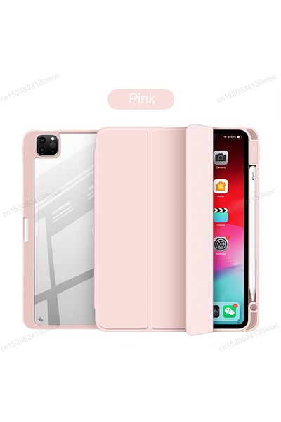 Choice حافظة iPad Air 4 Air 5 باللون الوردي لجهاز iPad Pro 11 12.9 2022 2021 2020 Tabet Cover لجهاز iPad Pro 11 Air 4 5