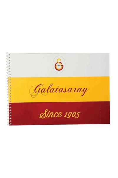 Galatasaray Tmn Spiral Cardboard Cover 17X24 Picture Notebook 15 Yp. 463637