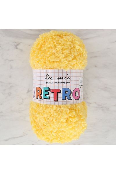SAVA HOME COLLECTİON La Mia RETRO Κίτρινο Πλεκτό Σχοινί - LM0210