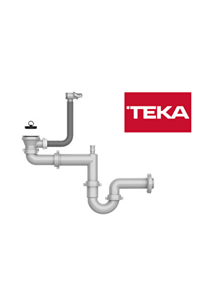 Teka Sifon Ebm 45 - İnfant  Od Modeli 1 Göz Paslanmaz  Eviye Sifon Takımı