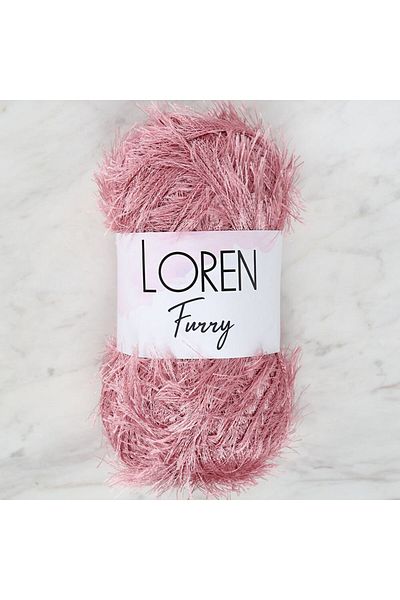 SAVA HOME COLLECTİON Прежда за плетене Loren Furry Rose - RF028