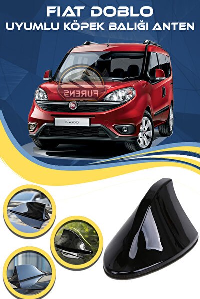 Furens Fiat Doblo Uyumlu Oto Balık Sırtı Anten Elektrikli Köpekbalığı Balina ...