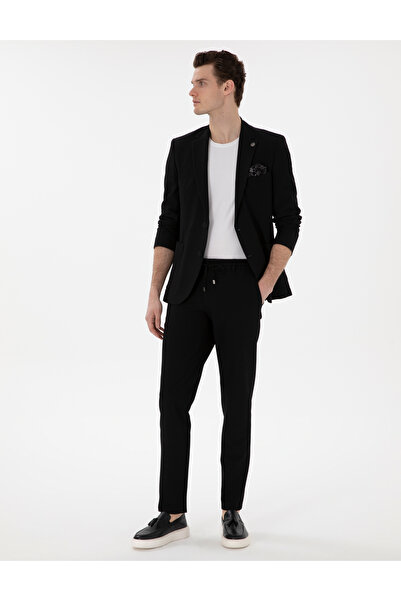 Pierre Cardin Siyah Ex. Slim Fit Takım Elbise 50306345-VR046