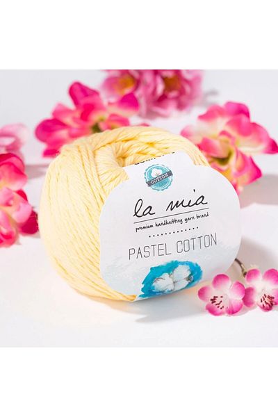 SAVA HOME COLLECTİON La Mia Pastel Cotton Yellow Hand Knitting Yarn - L060 - 33615