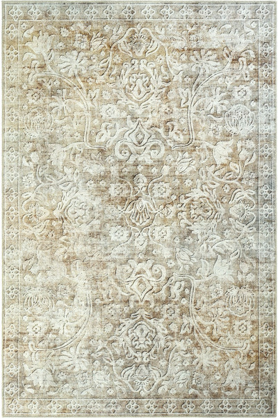 Cool Halı Private Renkli Eskitme Vintage Halı Çiçek Desenli Otantik Dokuma Şö...