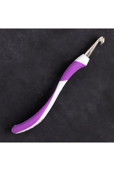 SAVA HOME COLLECTİON Addi Swing 8mm 16cm Μωβ Εργονομικό Μάλλινο Κροσέ - 140-7